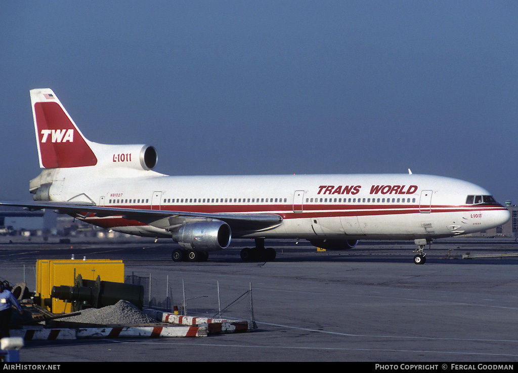 Aircraft Photo of N81027 | Lockheed L-1011-385-1 TriStar 50 | Trans World Airlines - TWA | AirHistory.net #79085