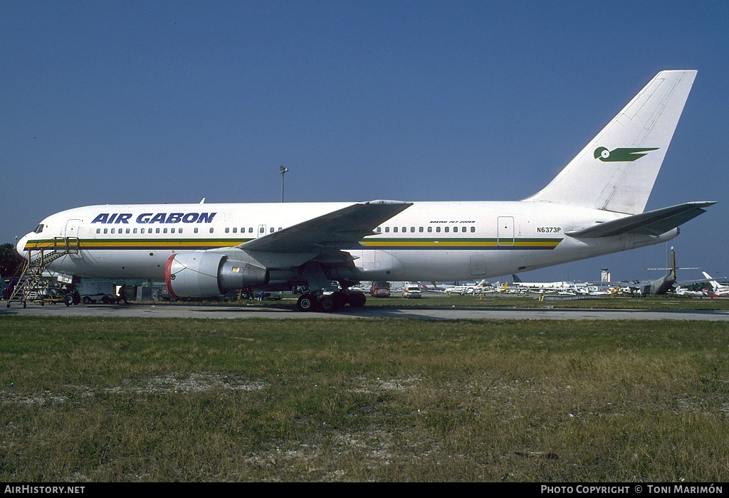Aircraft Photo of N6373P | Boeing 767-269/ER | Air Gabon | AirHistory.net #79092