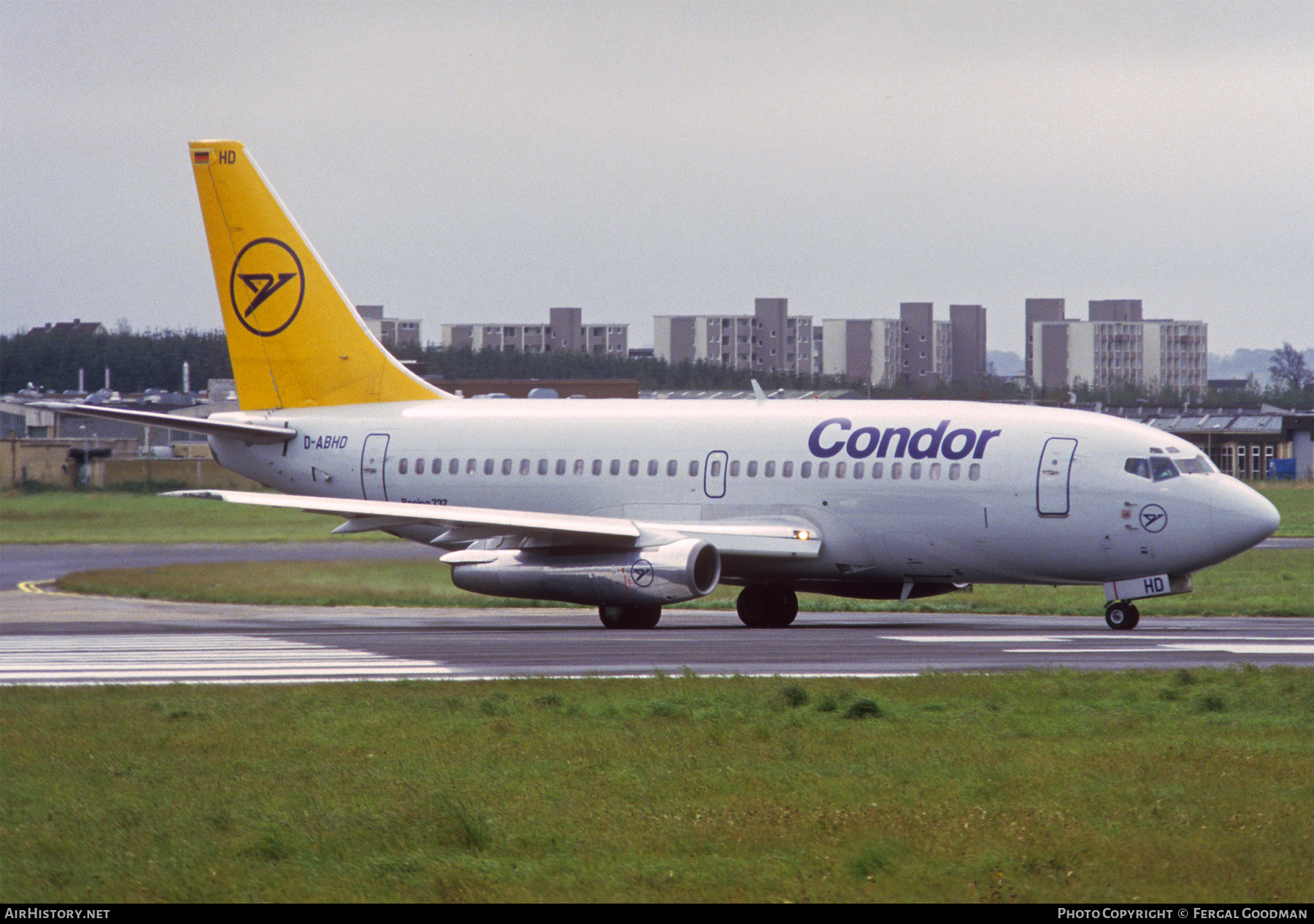 Aircraft Photo of D-ABHD | Boeing 737-230/Adv | Condor Flugdienst | AirHistory.net #79102
