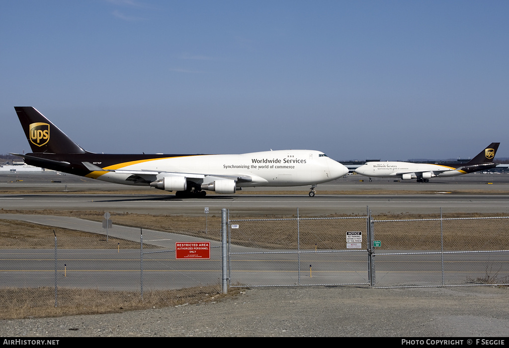 Aircraft Photo of N571UP | Boeing 747-44AF/SCD | United Parcel Service - UPS | AirHistory.net #79104