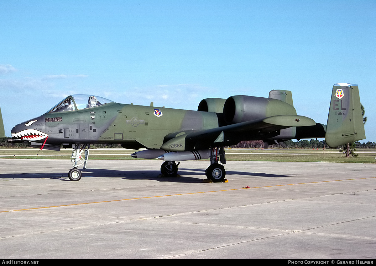 Aircraft Photo of 82-0665 / AF82-665 | Fairchild A-10A Thunderbolt II | USA - Air Force | AirHistory.net #79122