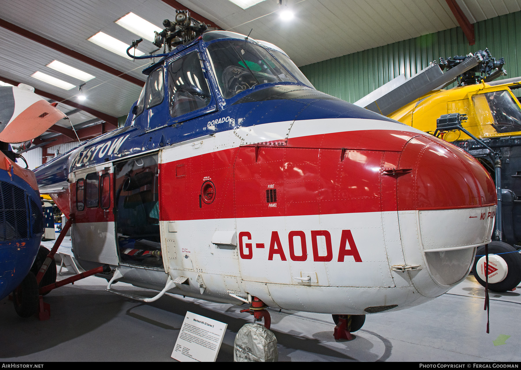 Aircraft Photo of G-AODA | Westland WS-55 Whirlwind 3 | Bristow Helicopters | AirHistory.net #79141