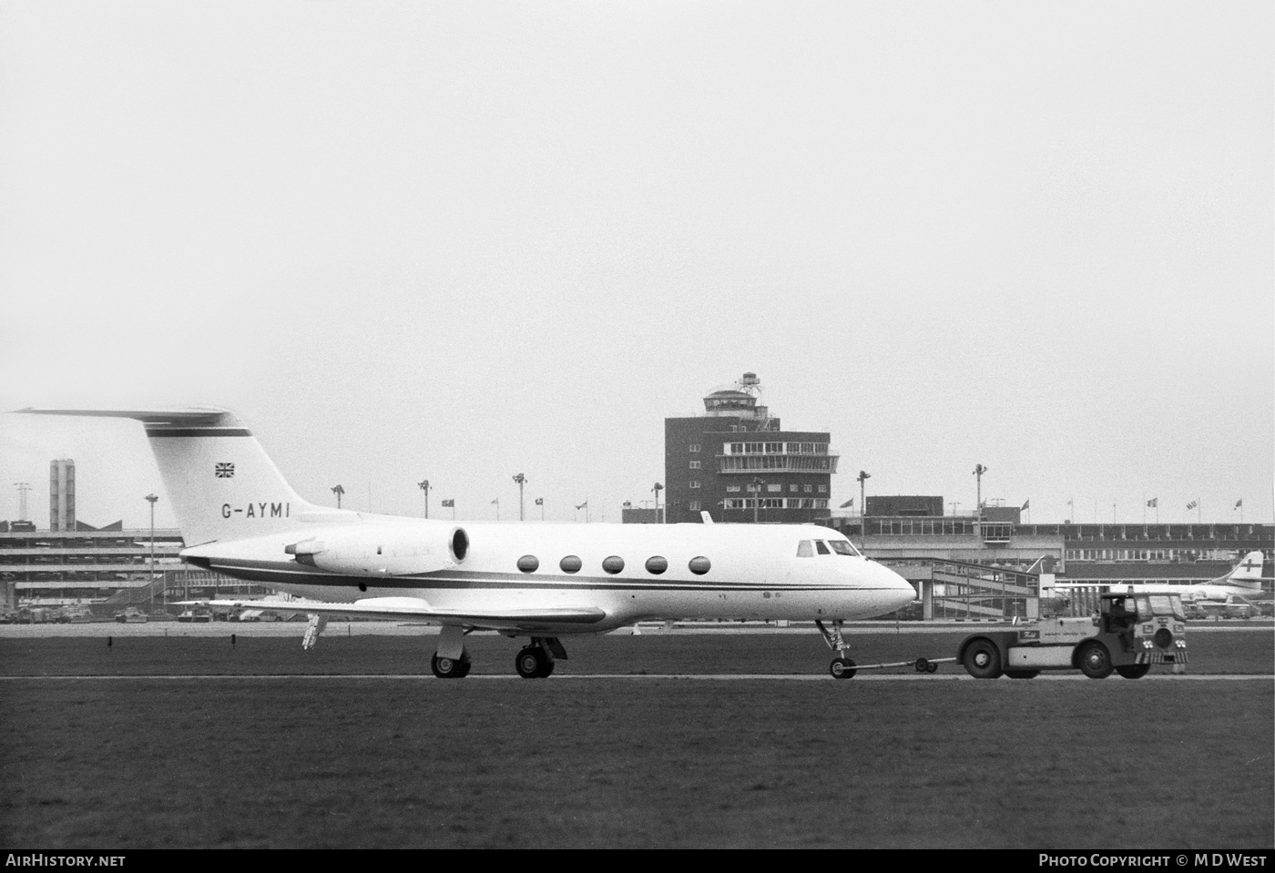 Aircraft Photo of G-AYMI | Grumman G-1159 Gulfstream II | Rio Tinto Zinc | AirHistory.net #79151