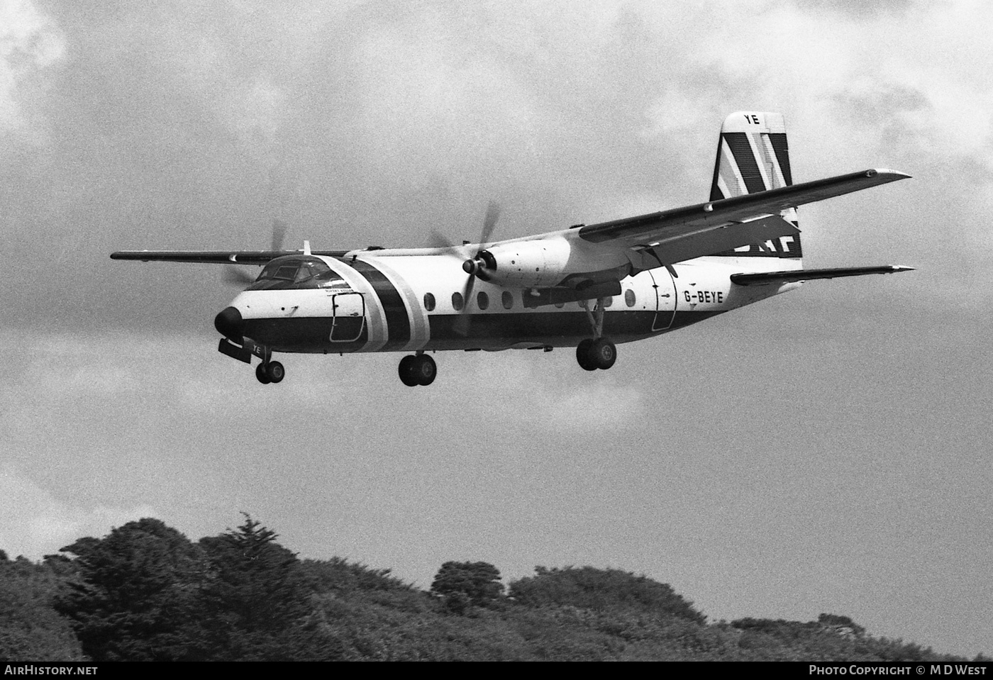Aircraft Photo of G-BEYE | Handley Page HPR-7 Herald 401 | British Air Ferries - BAF | AirHistory.net #79175