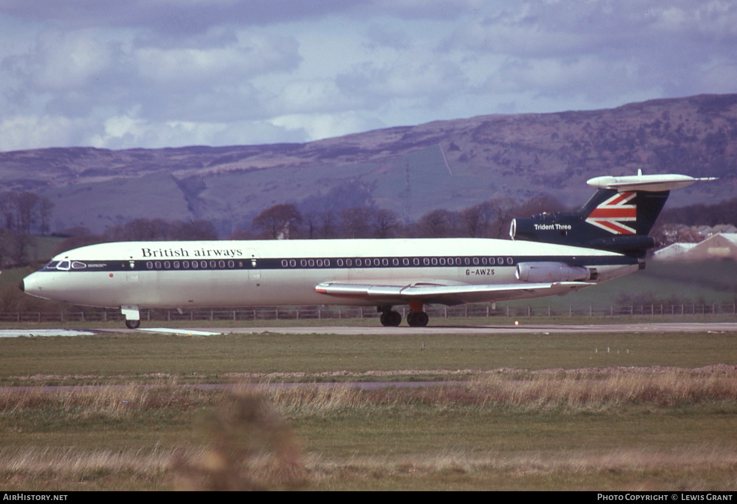 Aircraft Photo of G-AWZS | Hawker Siddeley HS-121 Trident 3B | British Airways | AirHistory.net #79177