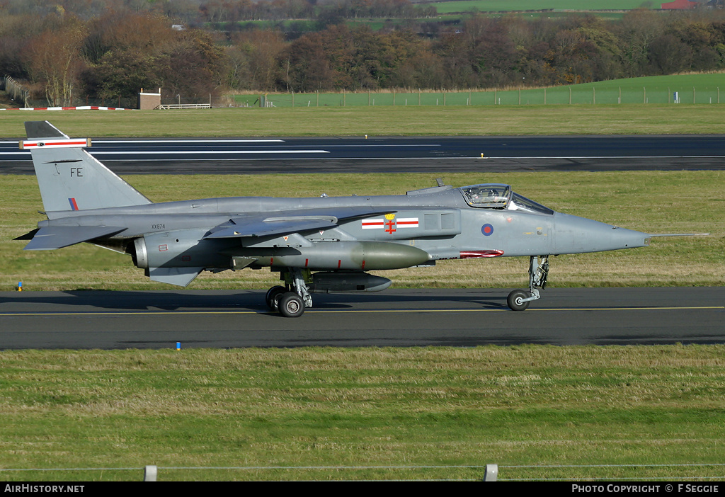 Aircraft Photo of XX974 | Sepecat Jaguar GR3A | UK - Air Force | AirHistory.net #79180