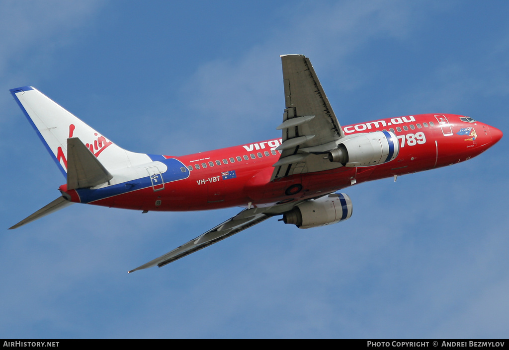 Aircraft Photo of VH-VBT | Boeing 737-7BX | Virgin Blue Airlines | AirHistory.net #79185