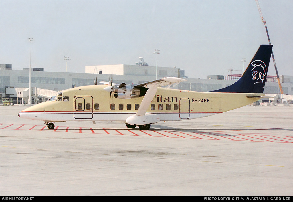 Aircraft Photo of G-ZAPF | Short 360-300 | Titan Airways | AirHistory.net #79190