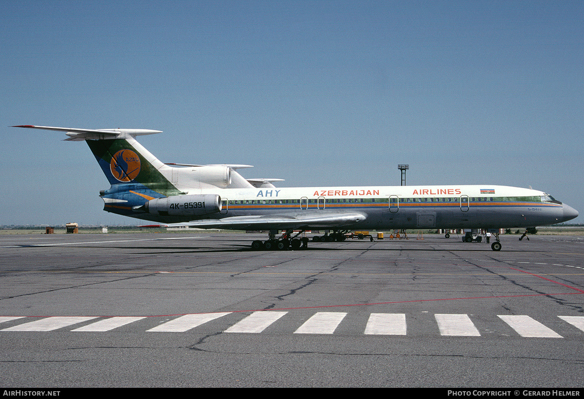 Aircraft Photo of 4K-85391 | Tupolev Tu-154B-2 | Azerbaijan Airlines - AZAL - AHY | AirHistory.net #79216