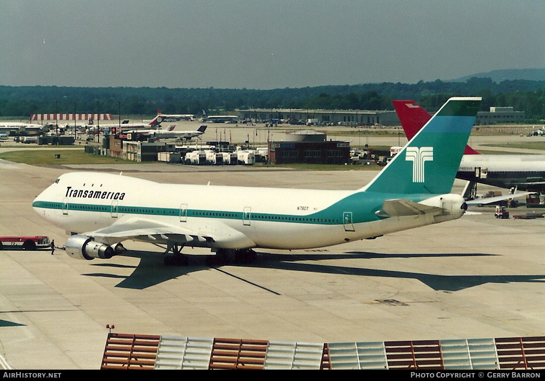 Aircraft Photo of N780T | Boeing 747-130 | Transamerica Airlines | AirHistory.net #79217