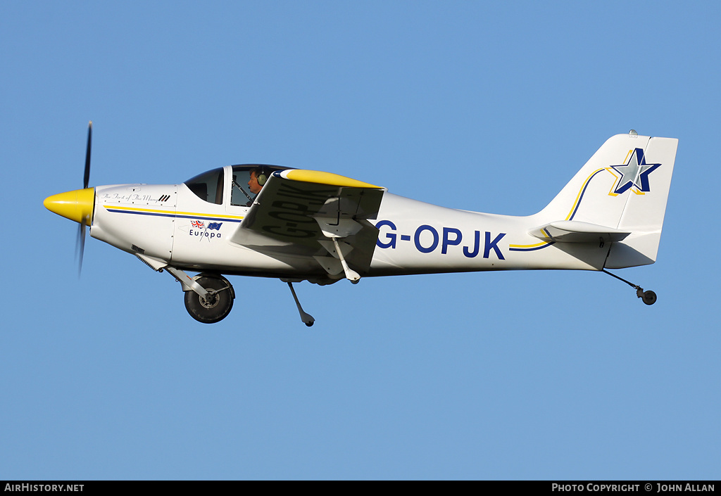 Aircraft Photo of G-OPJK | Europa Aircraft Europa | AirHistory.net #79225