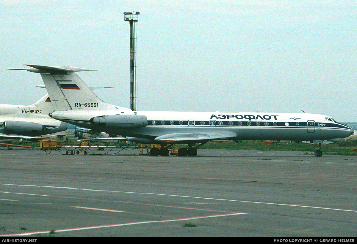 Aircraft Photo of RA-65691 | Tupolev Tu-134AK | Aeroflot | AirHistory.net #79229