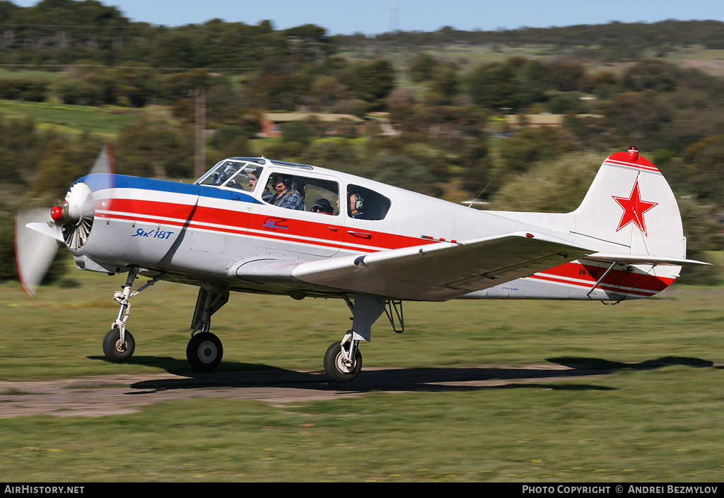 Aircraft Photo of VH-YAK | Yakovlev Yak-18T | Paech Avia | Soviet Union - Air Force | AirHistory.net #79230