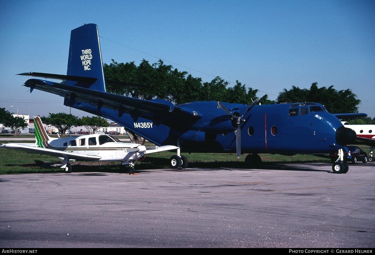 Aircraft Photo of N4365Y | De Havilland Canada DHC-4A Caribou | Third World Hope | AirHistory.net #79235