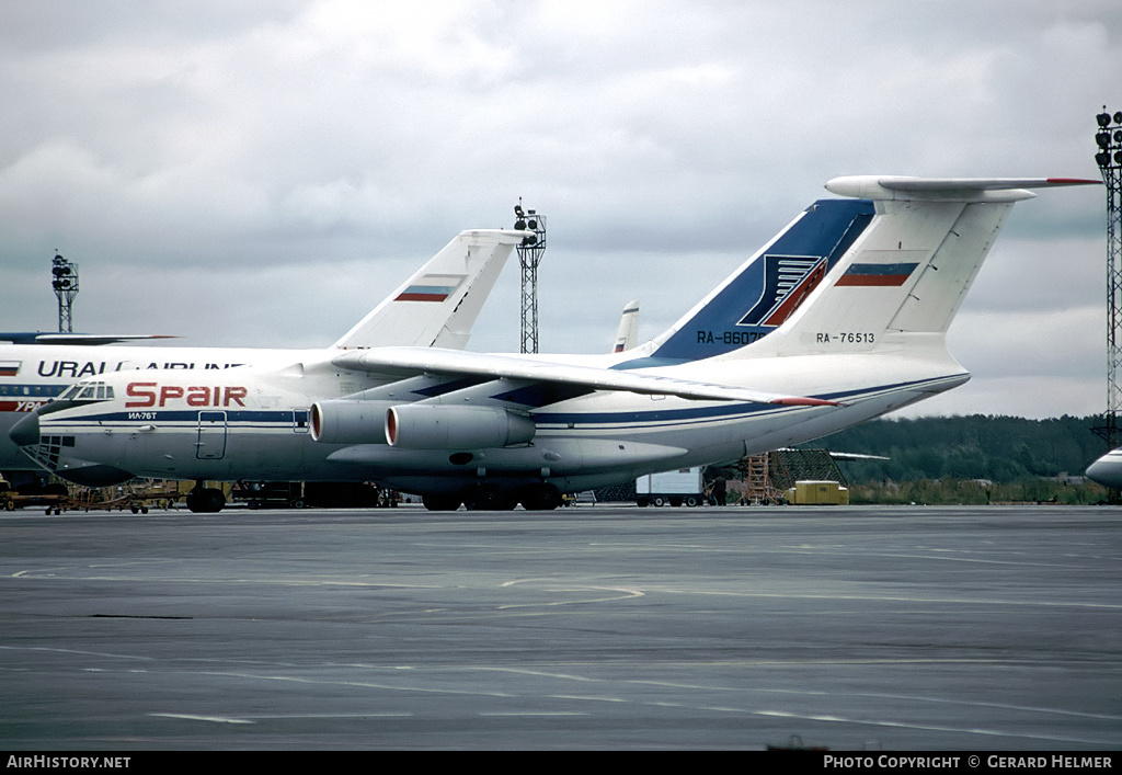 Aircraft Photo of RA-76513 | Ilyushin Il-76T | SPAIR Air Transport Corporation | AirHistory.net #79248