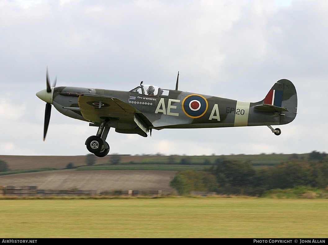 Aircraft Photo of G-LFVB / EP120 | Supermarine 349 Spitfire LF5B | UK - Air Force | AirHistory.net #79285