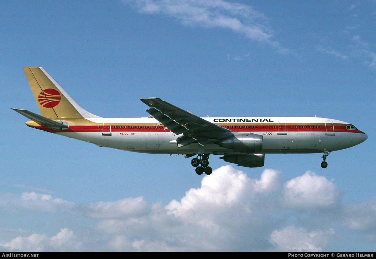 Aircraft Photo of N972C | Airbus A300B4-203 | Continental Airlines | AirHistory.net #79324