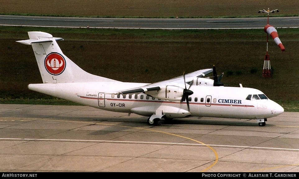 Aircraft Photo of OY-CIR | ATR ATR-42-300 | Cimber Air | AirHistory.net #79330