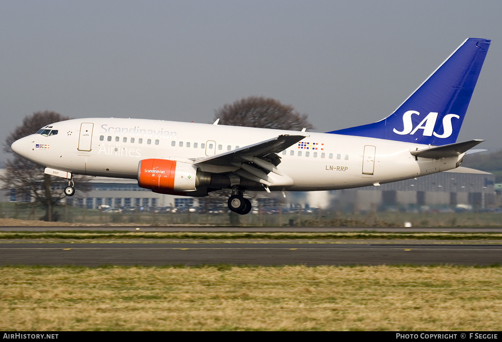 Aircraft Photo of LN-RRP | Boeing 737-683 | Scandinavian Airlines - SAS | AirHistory.net #79333