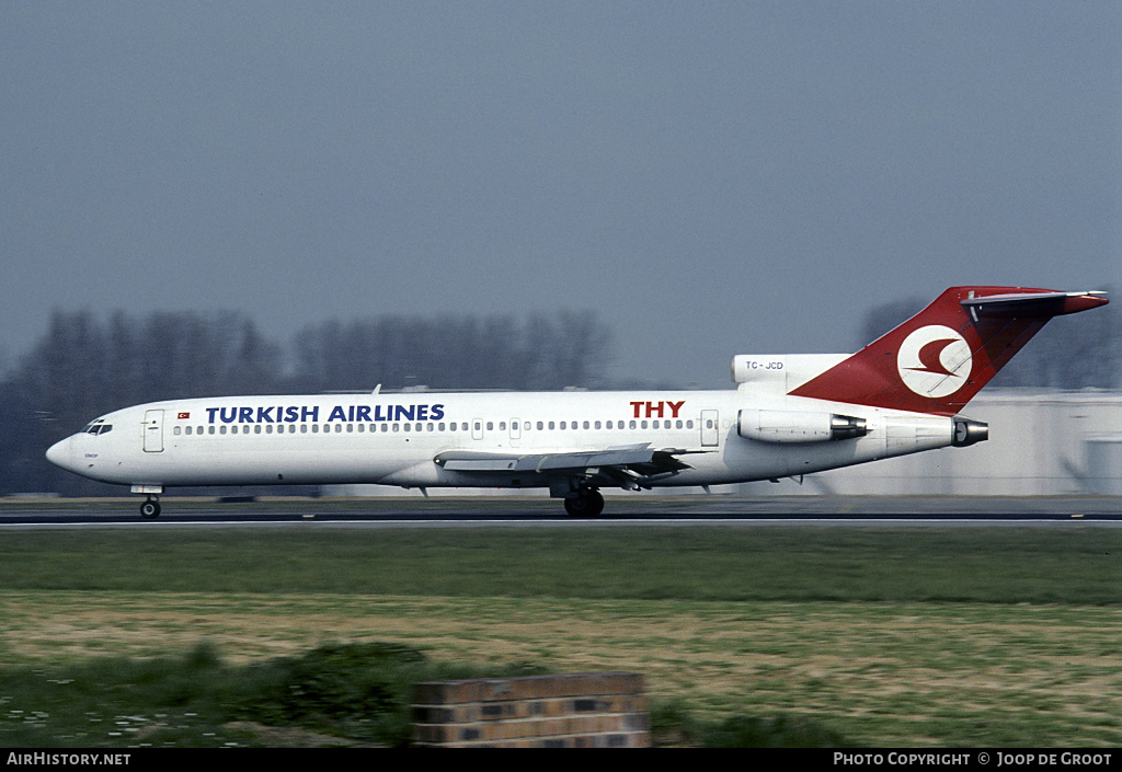 Aircraft Photo of TC-JCD | Boeing 727-2F2/Adv | THY Türk Hava Yolları - Turkish Airlines | AirHistory.net #79347