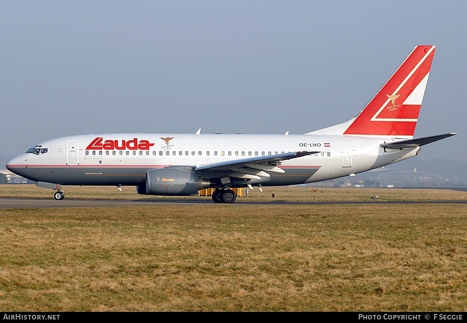 Aircraft Photo of OE-LNO | Boeing 737-7Z9 | Lauda Air | AirHistory.net #79366