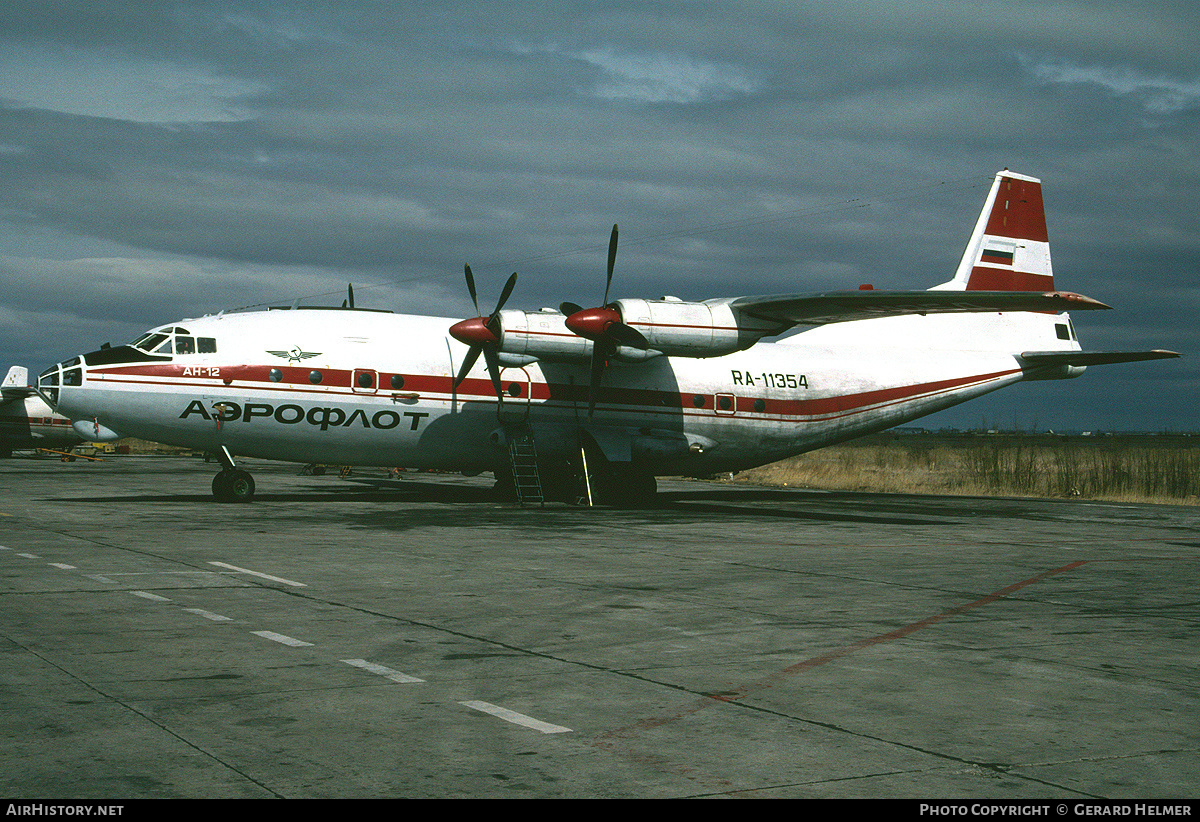 Aircraft Photo of RA-11354 | Antonov An-12B | Aeroflot | AirHistory.net #79368