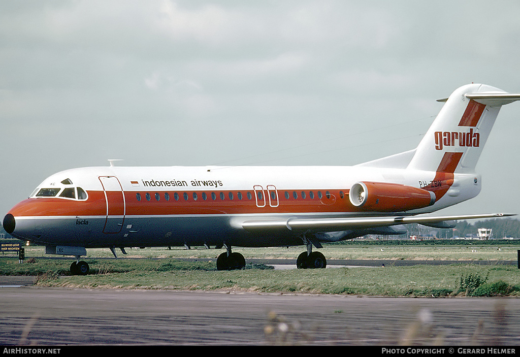 Aircraft Photo of PH-ZBW | Fokker F28-4000 Fellowship | Garuda Indonesian Airways | AirHistory.net #79380