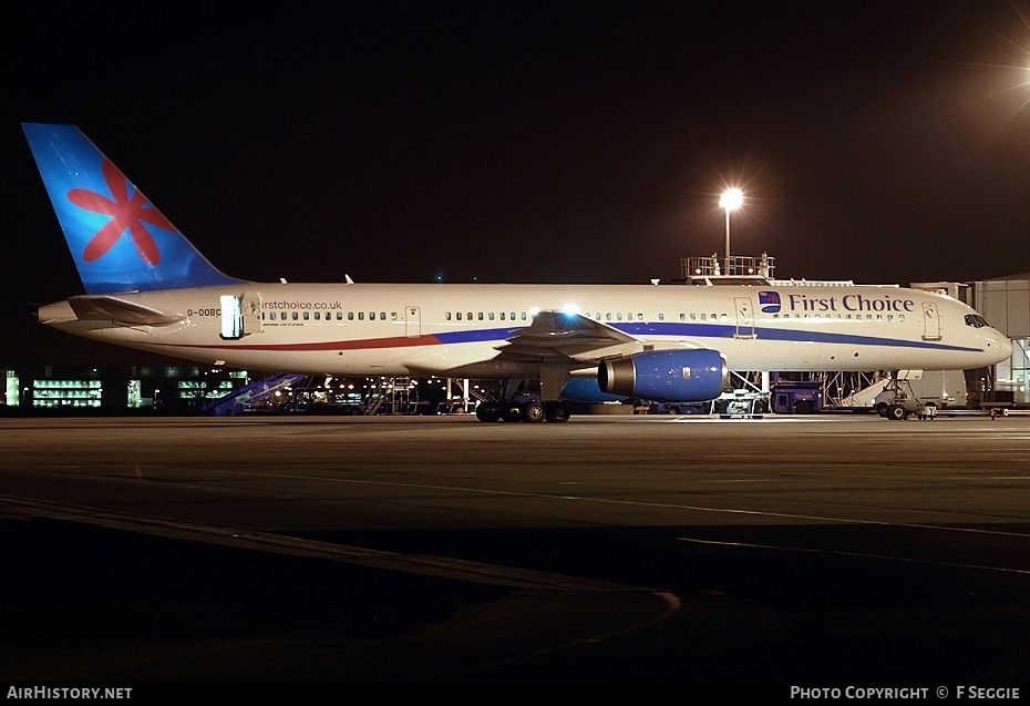 Aircraft Photo of G-OOBC | Boeing 757-28A | First Choice Airways | AirHistory.net #79387