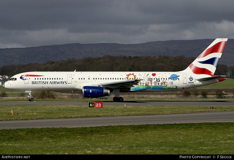 Aircraft Photo of G-CPEM | Boeing 757-236 | British Airways | AirHistory.net #79388