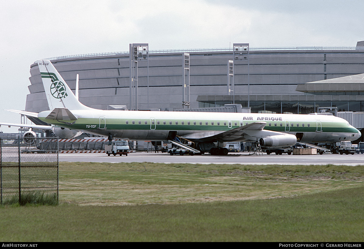 Aircraft Photo of TU-TCF | McDonnell Douglas DC-8-63CF | Air Afrique | AirHistory.net #79399