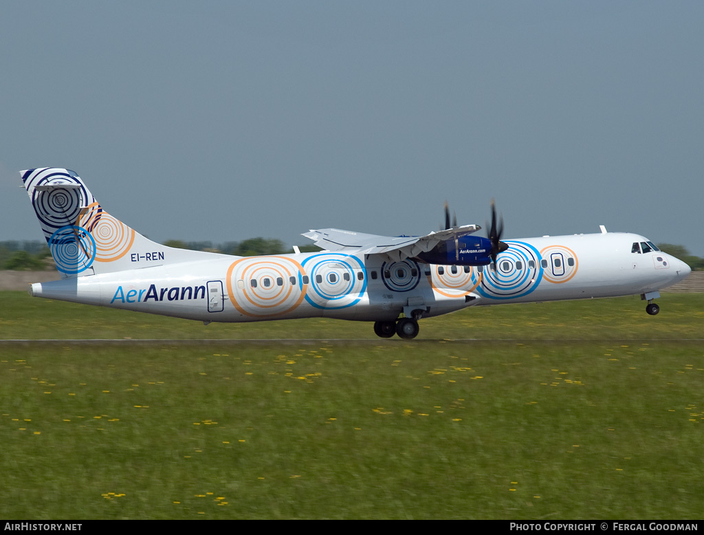 Aircraft Photo of EI-REN | ATR ATR-72-500 (ATR-72-212A) | Aer Arann | AirHistory.net #79416