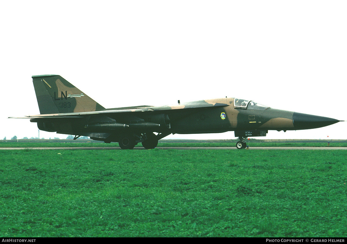Aircraft Photo of 74-0183 / AF74-183 | General Dynamics F-111F Aardvark | USA - Air Force | AirHistory.net #79427