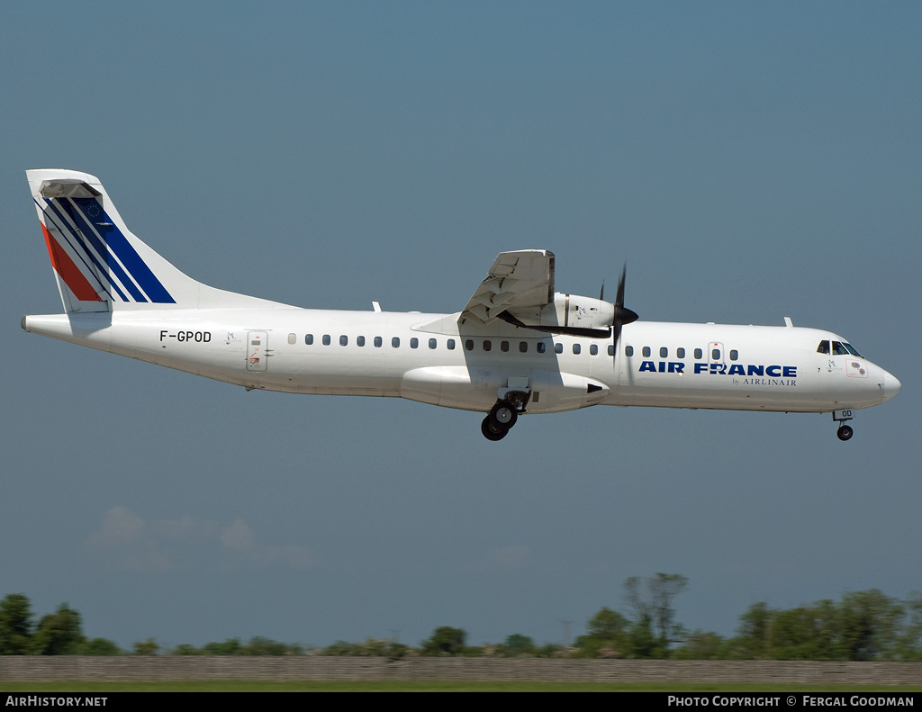 Aircraft Photo of F-GPOD | ATR ATR-72-202 | Air France | AirHistory.net #79428