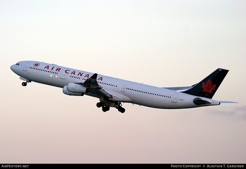 Aircraft Photo of C-FYKZ | Airbus A340-313 | Air Canada | AirHistory.net #79429