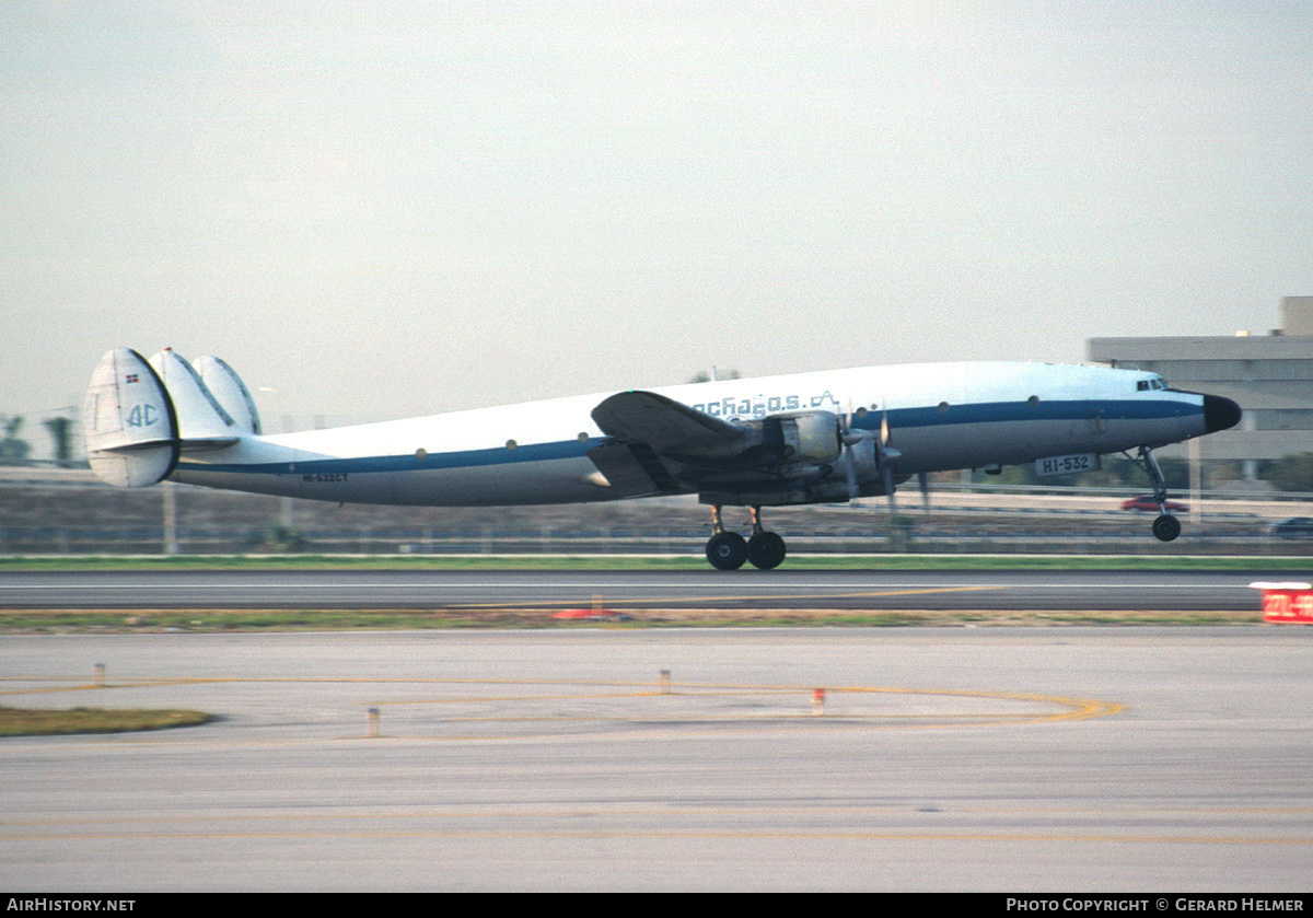 Aircraft Photo of HI-532CT | Lockheed C-121J Super Constellation | Aerochago | AirHistory.net #79440