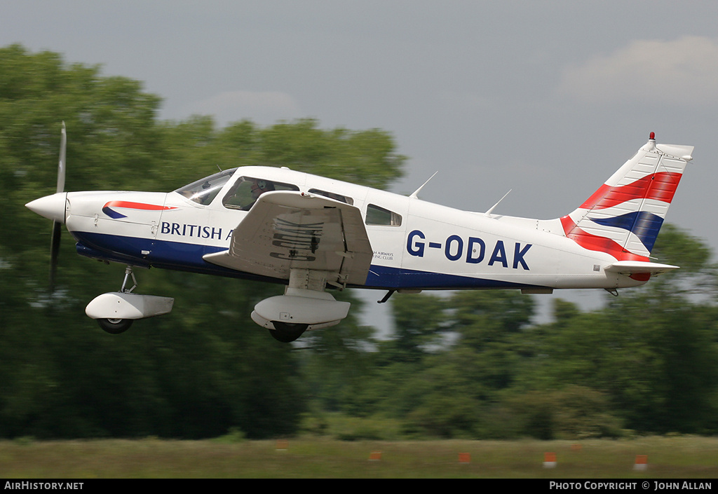 Aircraft Photo of G-ODAK | Piper PA-28-236 Dakota | British Airways Flying Club | AirHistory.net #79445