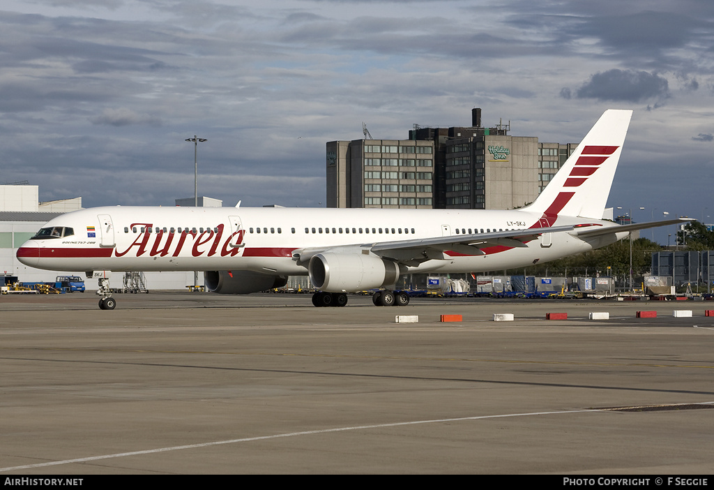 Aircraft Photo of LY-SKJ | Boeing 757-23N | Aurela | AirHistory.net #79450