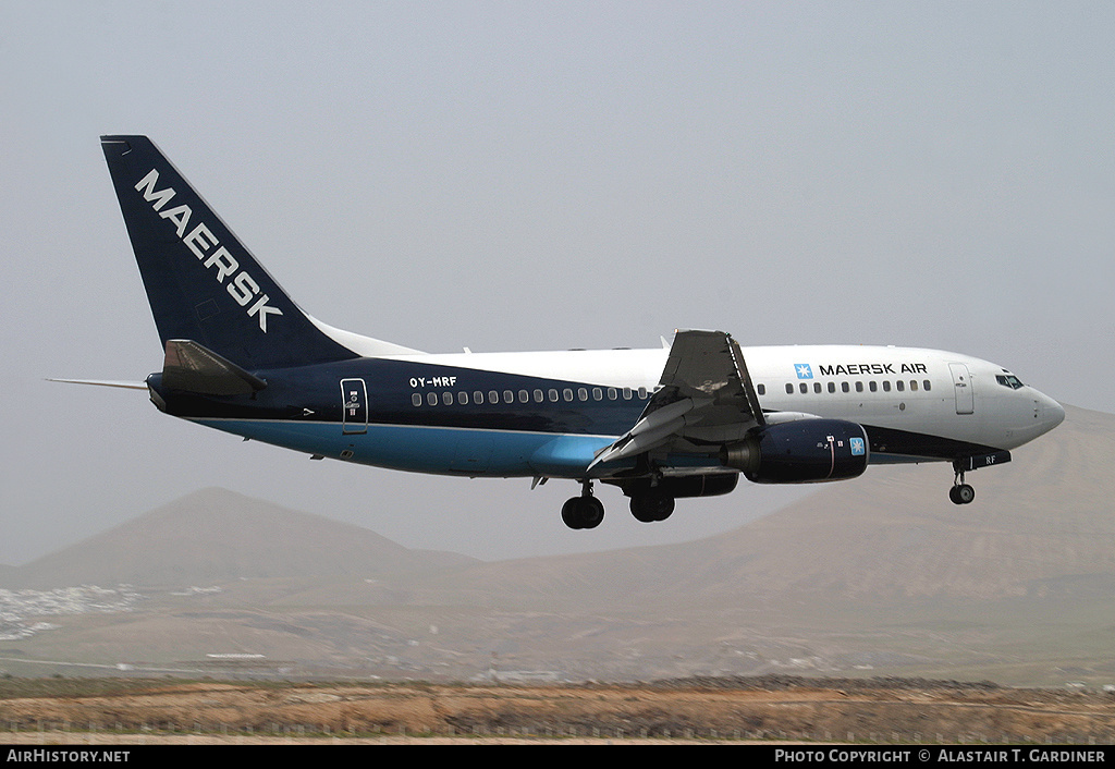 Aircraft Photo of OY-MRF | Boeing 737-7L9 | Maersk Air | AirHistory.net #79455