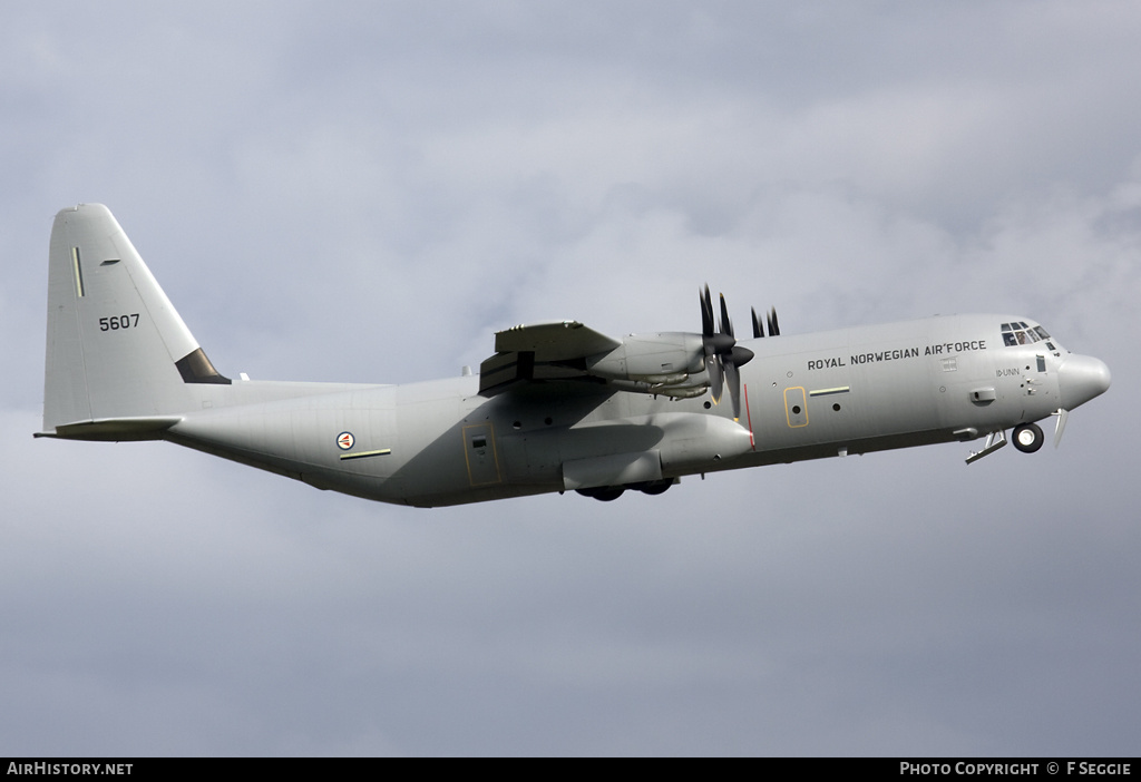 Aircraft Photo of 5607 | Lockheed Martin C-130J-30 Hercules | Norway - Air Force | AirHistory.net #79456