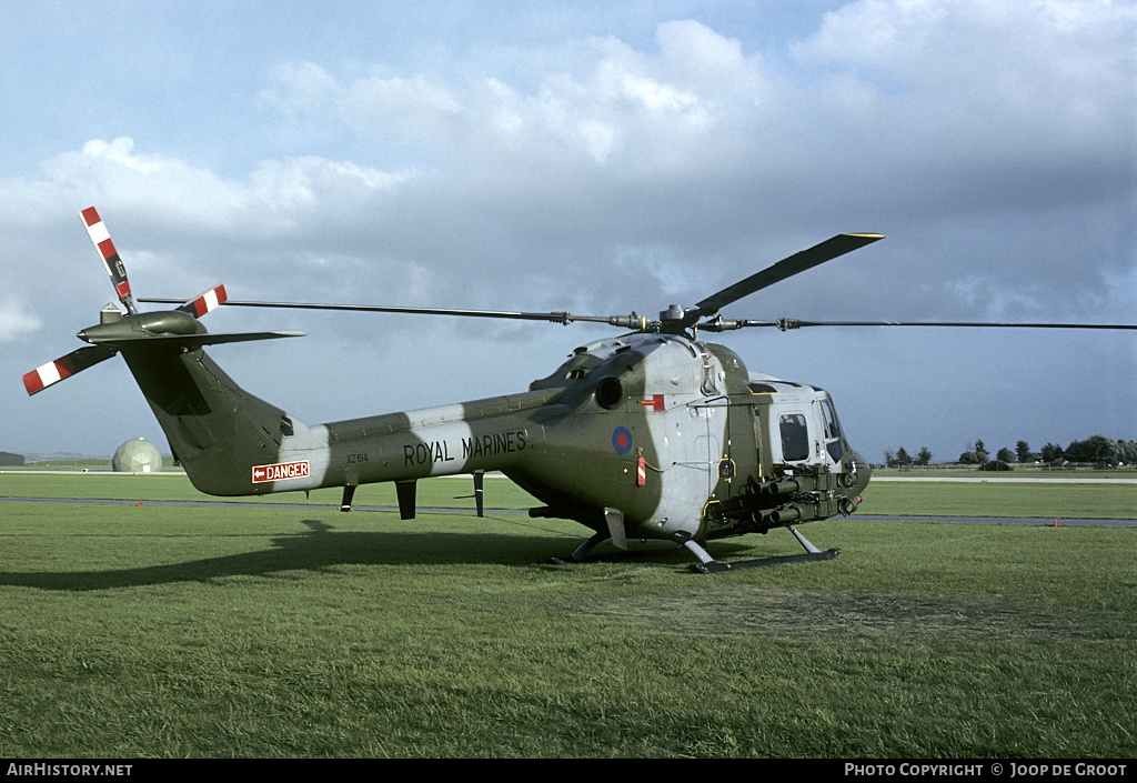 Aircraft Photo of XZ614 | Westland WG-13 Lynx AH7 | UK - Marines | AirHistory.net #79478