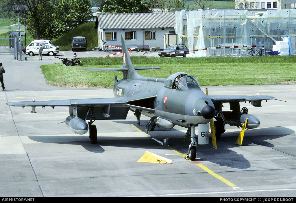 Aircraft Photo of J-4061 | Hawker Hunter F58 | Switzerland - Air Force | AirHistory.net #79481