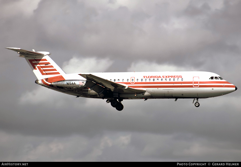 Aircraft Photo of N1544 | BAC 111-203AE One-Eleven | Florida Express | AirHistory.net #79482