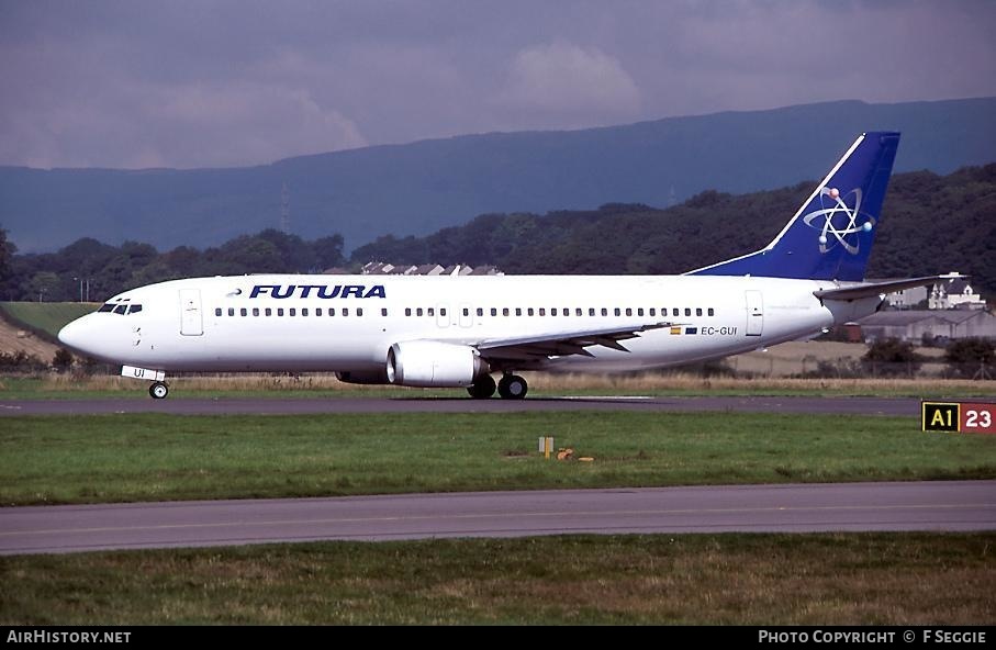 Aircraft Photo of EC-GUI | Boeing 737-4Y0 | Futura International Airways | AirHistory.net #79485