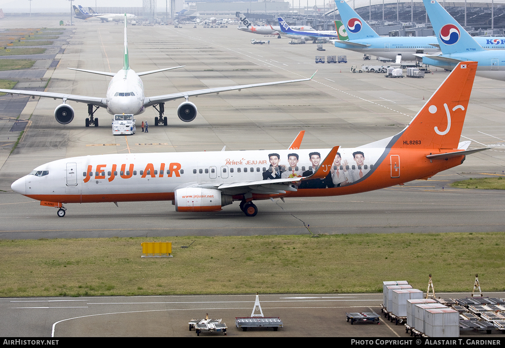 Aircraft Photo of HL8263 | Boeing 737-82R | Jeju Air | AirHistory.net #79488