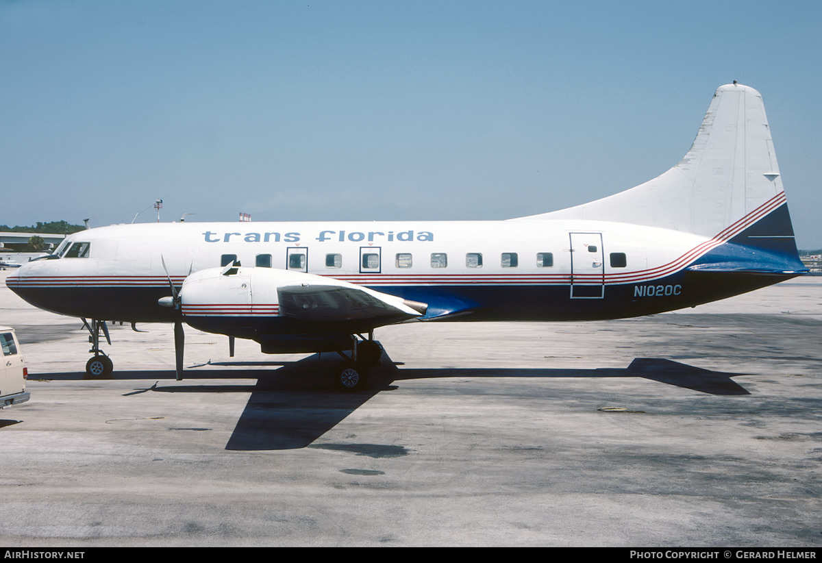 Aircraft Photo of N1020C | Convair 240-4 | Trans Florida Airlines - TFA | AirHistory.net #79493