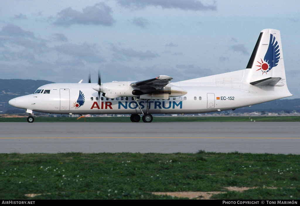 Aircraft Photo of EC-152 | Fokker 50 | Air Nostrum | AirHistory.net #79495