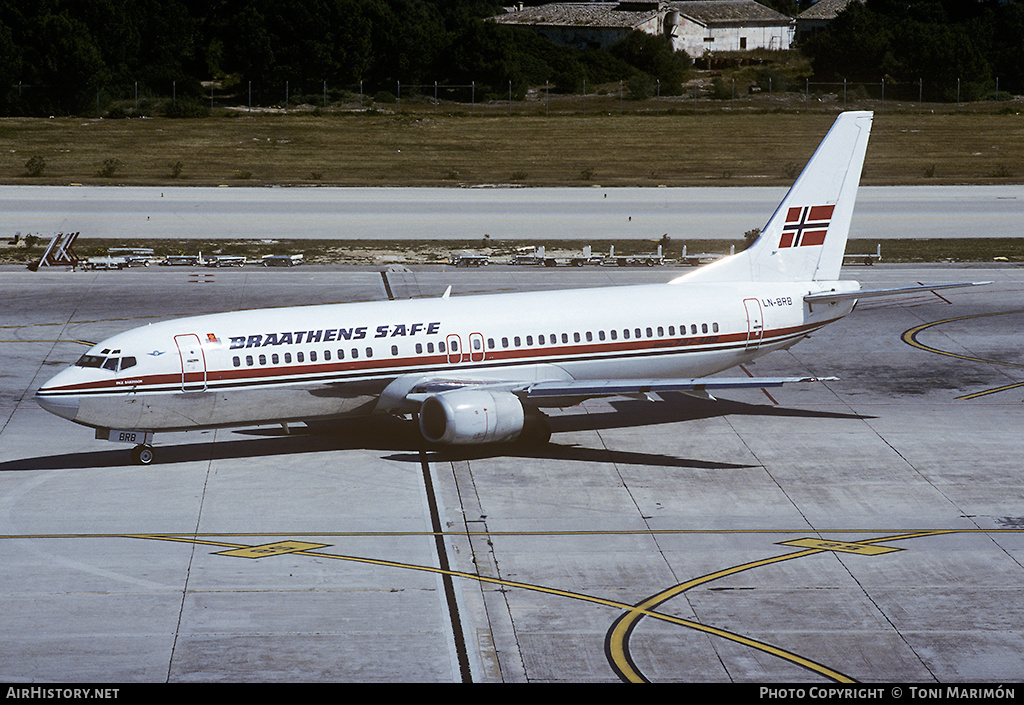 Aircraft Photo of LN-BRB | Boeing 737-405 | Braathens SAFE | AirHistory.net #79511