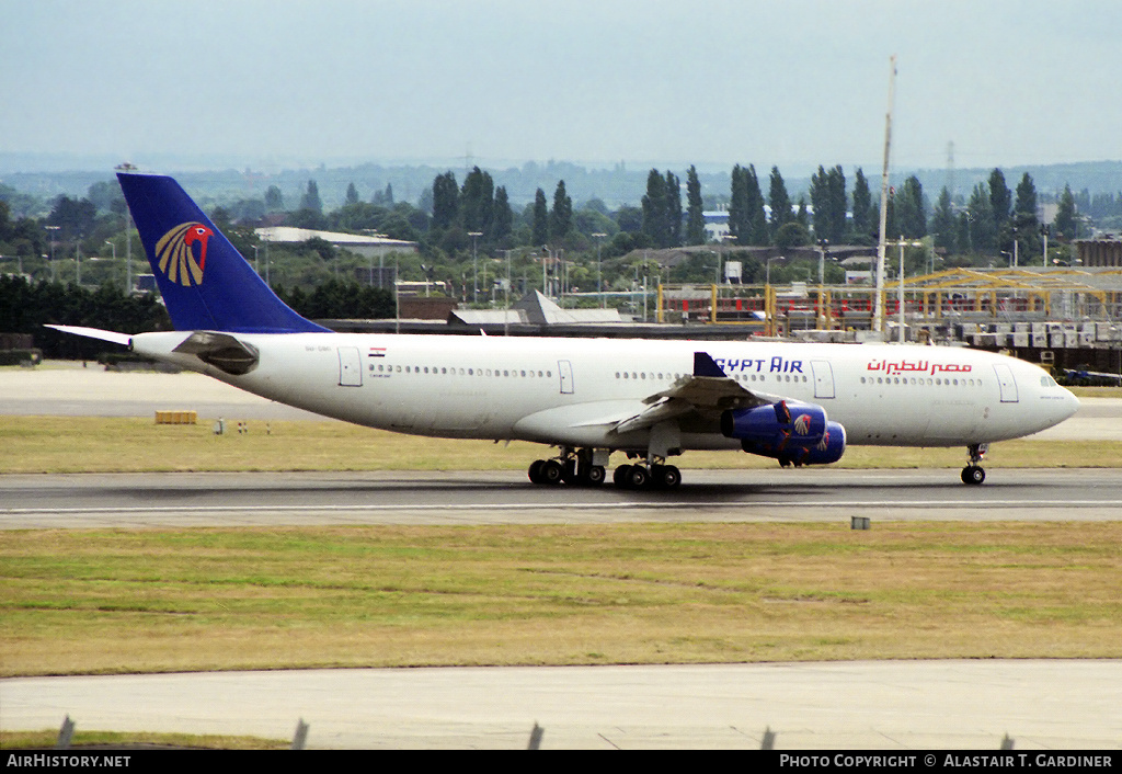 Aircraft Photo of SU-GBO | Airbus A340-212 | EgyptAir | AirHistory.net #79512