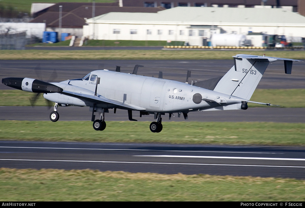 Aircraft Photo of 85-0153 / 50153 | Beech RC-12K Huron (A200CT) | USA - Army | AirHistory.net #79528