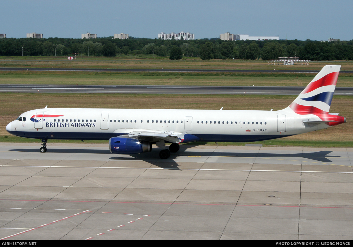 Aircraft Photo of G-EUXF | Airbus A321-231 | British Airways | AirHistory.net #79538